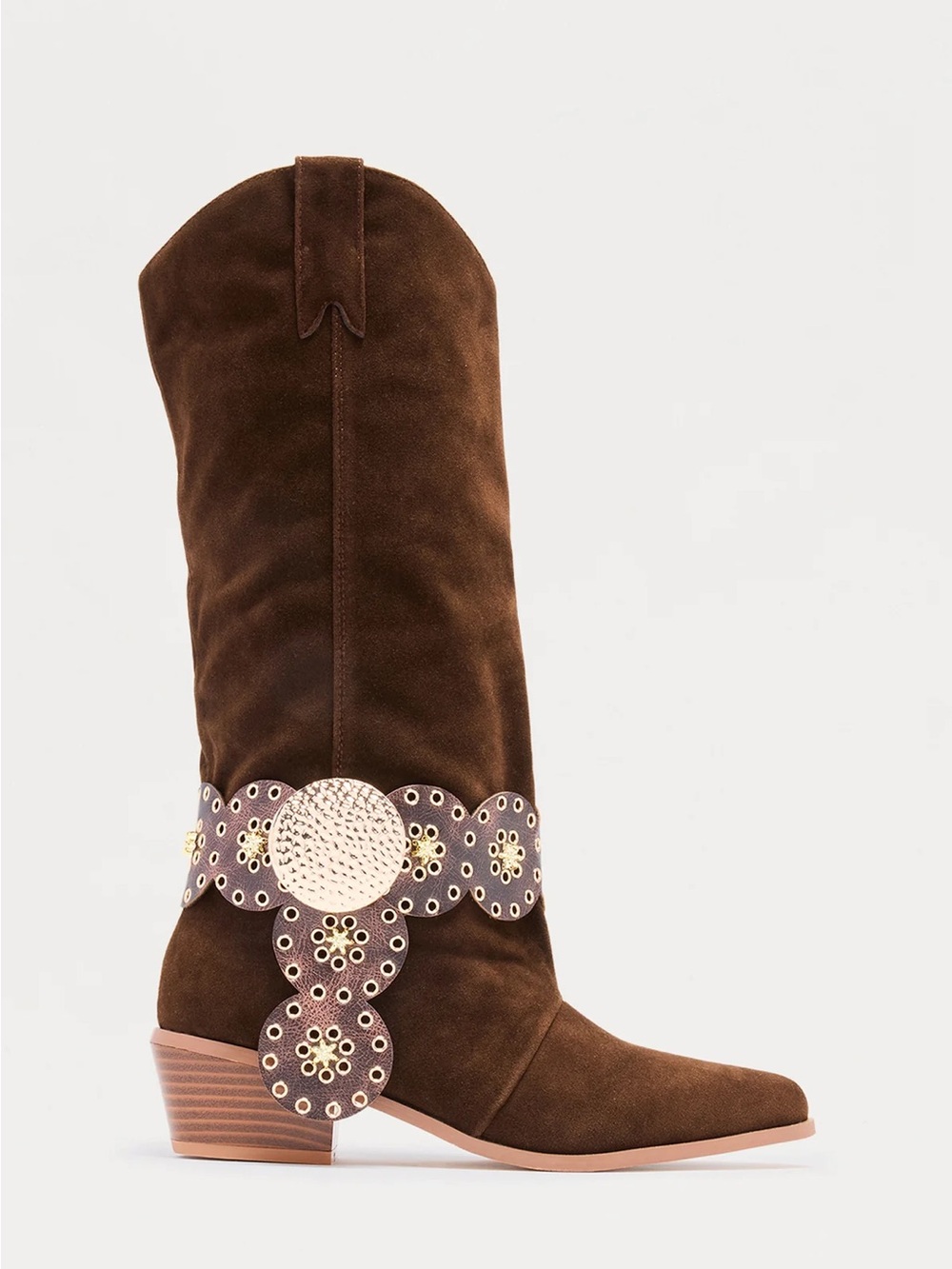 NWT Arches Hardware Boots - Chocolate Size: 6.5